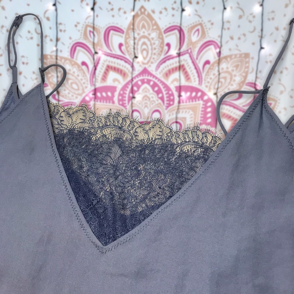 Intimately Free People V-Neck Lace Bandeau Tank - Picture 8 of 10